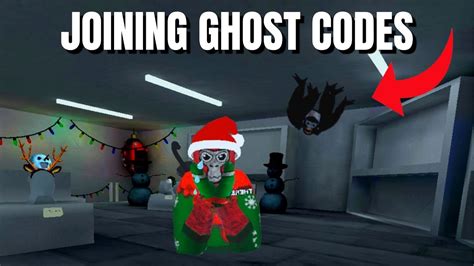 Joining Gorilla Tag Ghost Codes Youtube