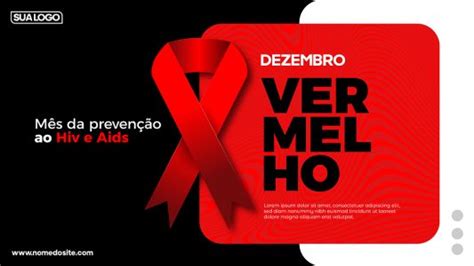 Social Media Banner Dezembro Vermelho M S De Preven O Ao Hiv Aids Eps