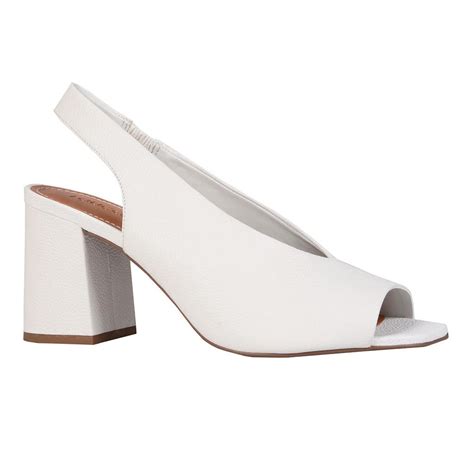 Sand Lia Slingback Branca V Loucos Santos Loja Virtual