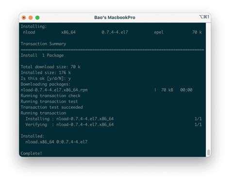 Nload Monitor Network Bandwidth Usage On Linux