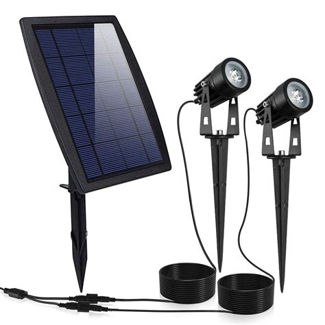 Three Solar-Powered LED Flower Garden Light Set - Walmart.com