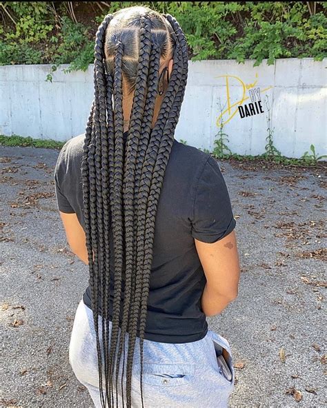 Knotless Box Braids On Short Hair Luamonsters