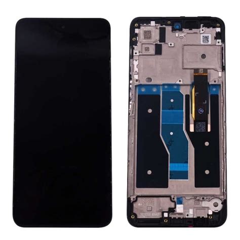 Ecran LCD Complet Noir Avec Châssis Pour Motorola Moto G82 5G