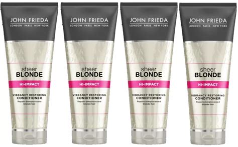 John Frieda Sheer Blonde Hi Impact Vibrancy Restoring Conditioner X