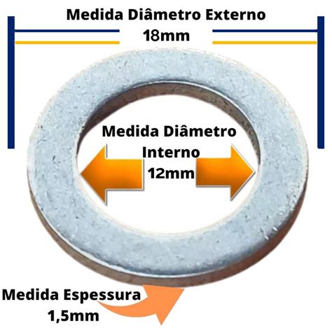 Arruela De Veda O Em Alum Nio Mm Anel De Veda O Carretas