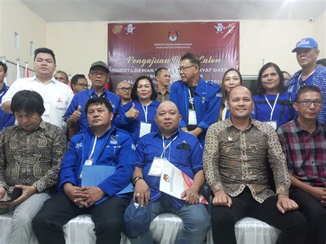 Ini Line Up Caleg Demokrat Minahasa Makasiow News