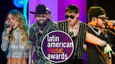 Latin American Music Awards 2024 Esta Es La Lista Completa De Todos