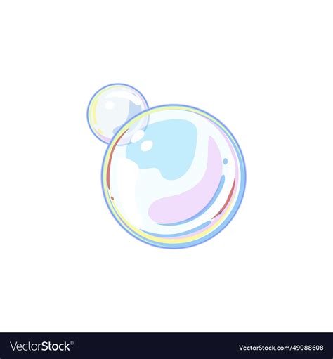 Abstract soap bubbles cartoon Royalty Free Vector Image