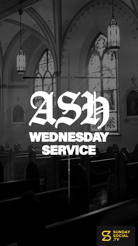 Ash Wednesday Service - Sunday Social