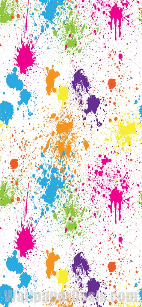 Rainbow paint splatter background - tatastyle