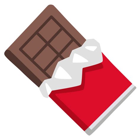 Chocolate Bar Emoji Chocolate Emoji