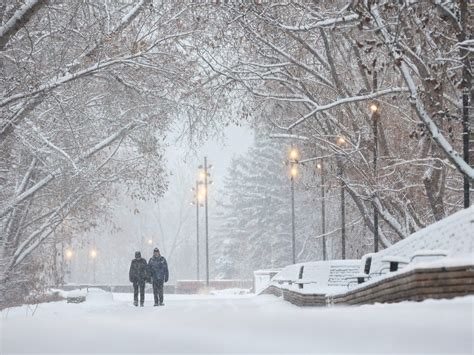 Calgary snowfall warning ends, more precipitation to south and west ...