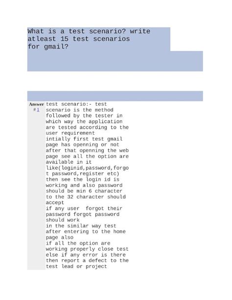 DOCX What Is A Test Scenario DOKUMEN TIPS