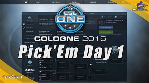 CS GO Cologne 2015 Pick Em Day 1 Predictions YouTube