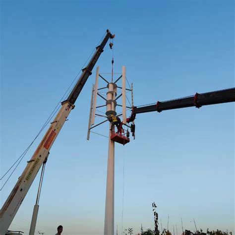 Low Rpm Wind Generator 6kw 7kw 8kw 10kw Vertical Wind Turbine 6kw