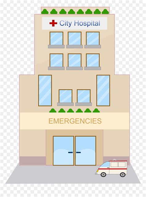 Clipart Hospital Building, HD Png Download - vhv