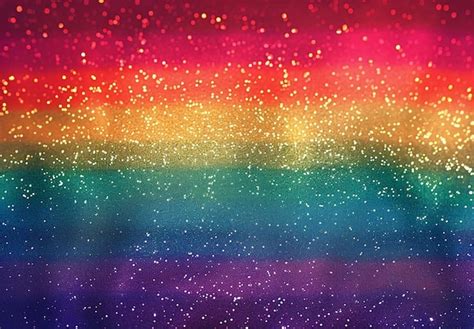 Premium Photo Gay Pride Flag With Glitter Pride Day Concept