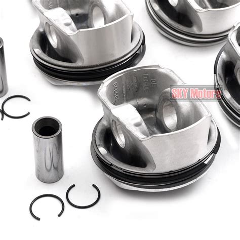 Std X Pistons Rings Set Mm Mahle For Audi A A A V Fsi