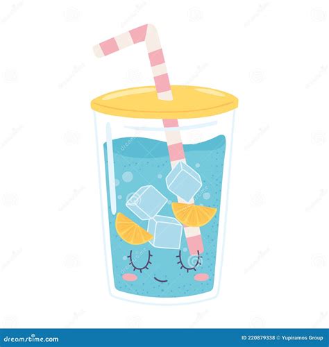 Plastic Cup Water Stock Vector Illustration Of Disposable 220879338