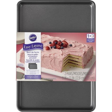 Wilton 2105 5747 2 Piece Easy Layers Sheet Cake Pan Set Free Image Download