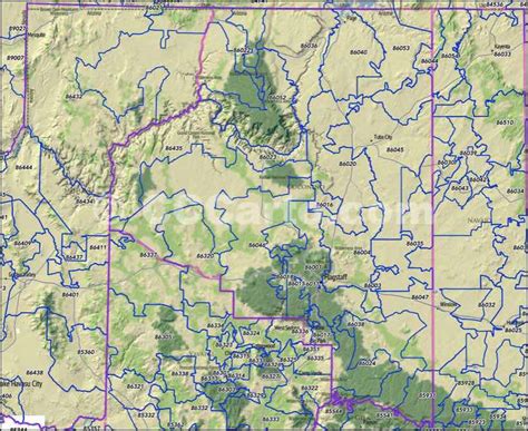 Flagstaff Zip Code Map