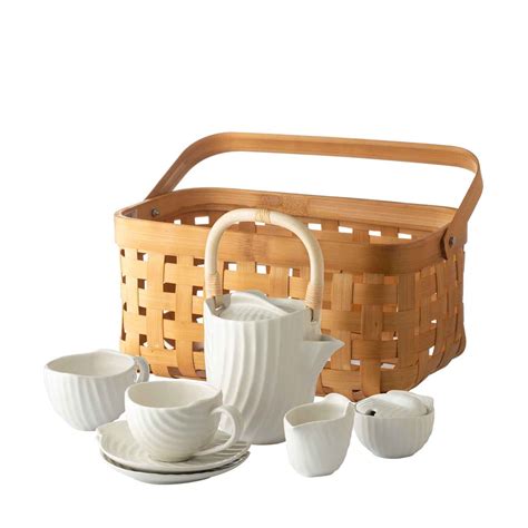 Jual Tea Set Hampers Set Peralatan Minum Teh Jenggala Pincuk Shopee