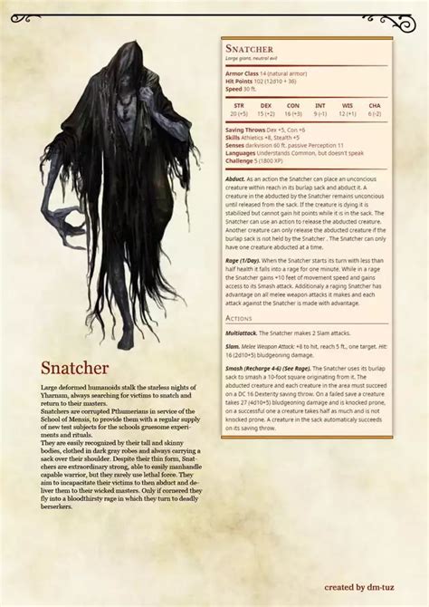 Bloodborne Monster Manual By Dm Tuz Dnd Monsters Dungeons And