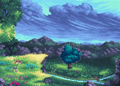 Forest Pixel Art : r/PixelArt