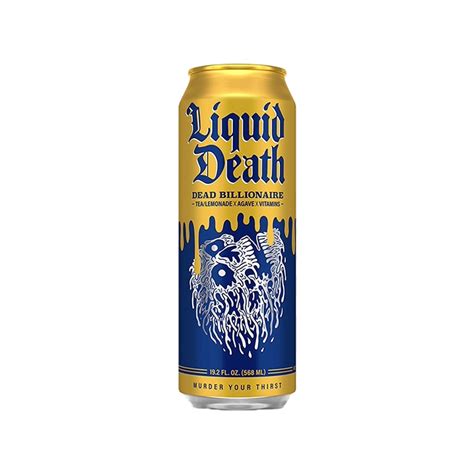 Liquid Death Dead Billionaire (aka Armless Palmer) Iced Tea (568ml ...