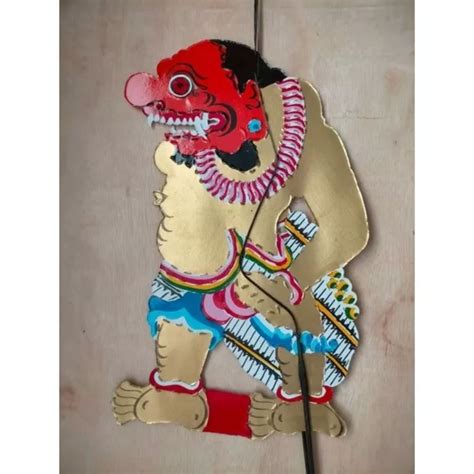 Jual WAYANG BUTO PUNUK WAYANG KULIT BERBAHAN KERTAS KARTON DUPLEX