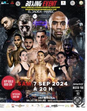 Boxing Event au Mazagan Beach Golf Resort Soirée sportive