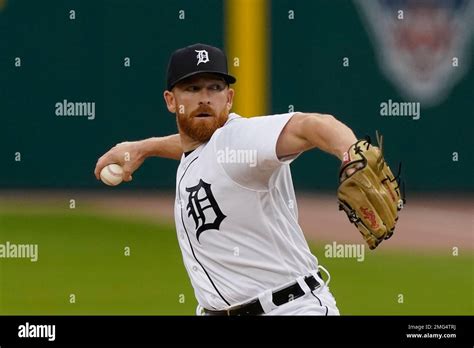 Detroit Tigers Starting Pitcher Spencer Turnbull Throws During The