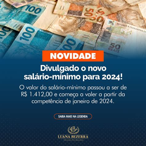 Novo Salário Mínimo Em 2024