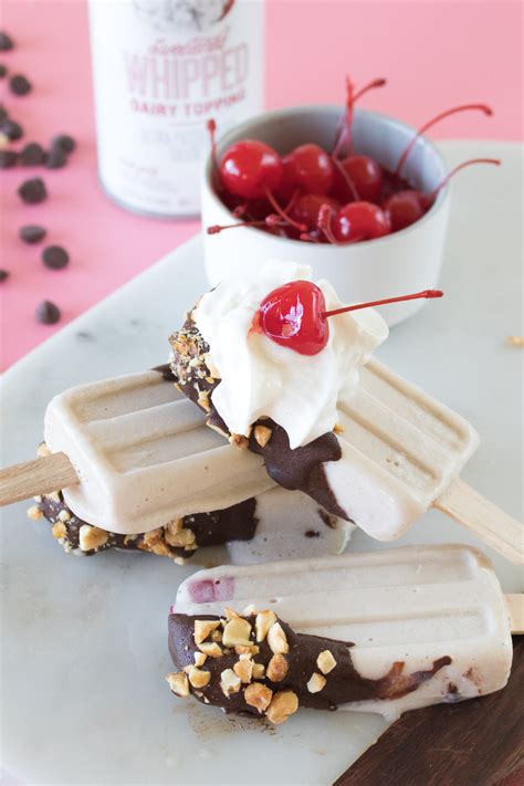 Banana Split Popsicles | Club Crafted