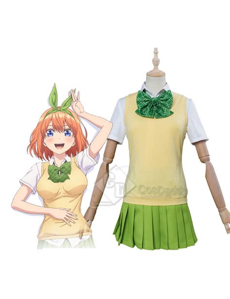 The Quintessential Quintuplets Nakano Yotsuba Cosplay Costume Miku ...