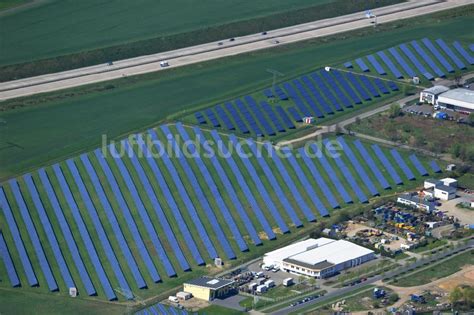 Neuenhagen Aus Der Vogelperspektive Solarenergiepark Solarpark