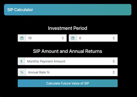 Sip Calculator Calculate Future Value Of Sip Investments Online Finpins