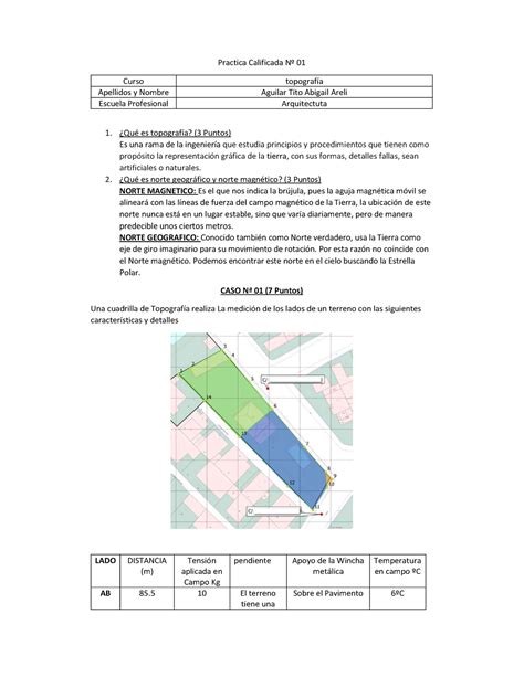 Pc Topografia Azsxdhcfjvghb Practica Calificada N Curso