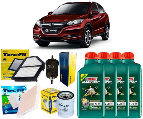 Kit Revis O Troca De Leo W E Filtros Honda Hrv