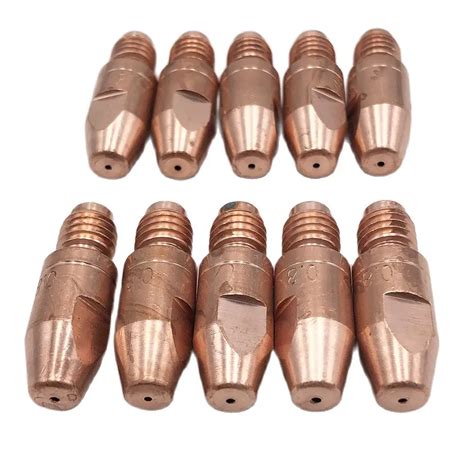 10pcs Cucrzr E Cu Mb36 36kd Mb501 501d Mig Co2 M8 30 Contact Tip For