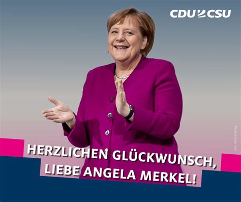 Herzlichen Glückwunsch an Angela Merkel zur höchsten Auszeichnung