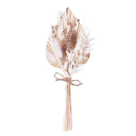 Gold Palm Spear Bouquet Dried Flowers For Cakes