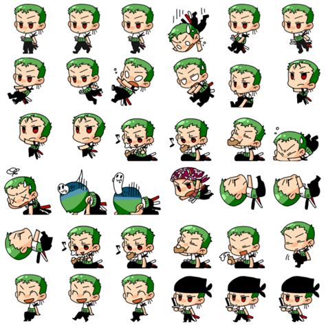 Zoro Shimeji Mascot Desktop Pet One Piece Shimeji Ejercicios Para