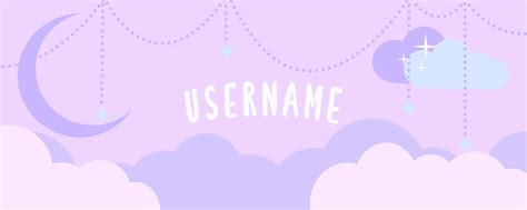 Cute Pastel Twitch Banner Cozy Vibes Coquette Aesthetic Art Twitch