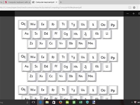 Computer keyboard with Upper and Lower case | Teaching Resources