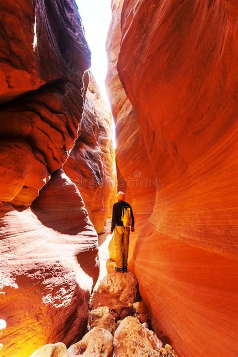 Slot Canyon Stock Image Image Of Grand Park Inside 197138169