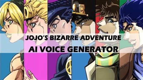 Best JoJo AI Voice Generator-Sound Like Jotaro, Dio or Others!