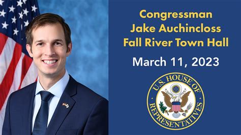 Congressman Jake Auchincloss Fall River Town Hall March 11 2023