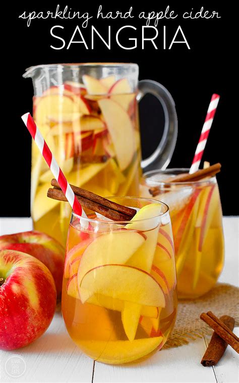 Sparkling Hard Apple Cider Sangria Iowa Girl Eats