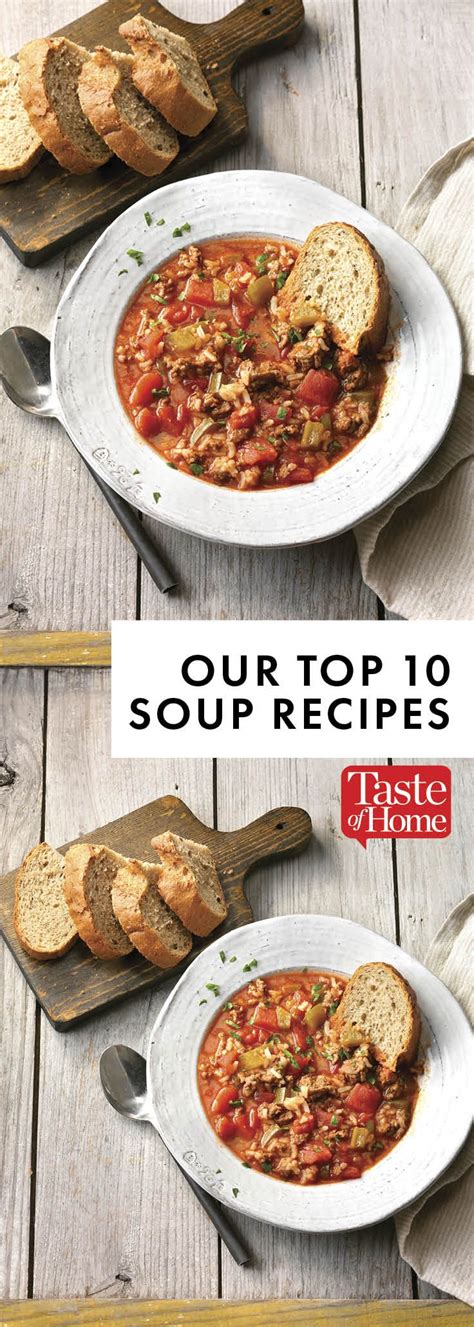 Our 10 Best Soup Recipes Of All Time Easy Dinner Recipes Crockpot